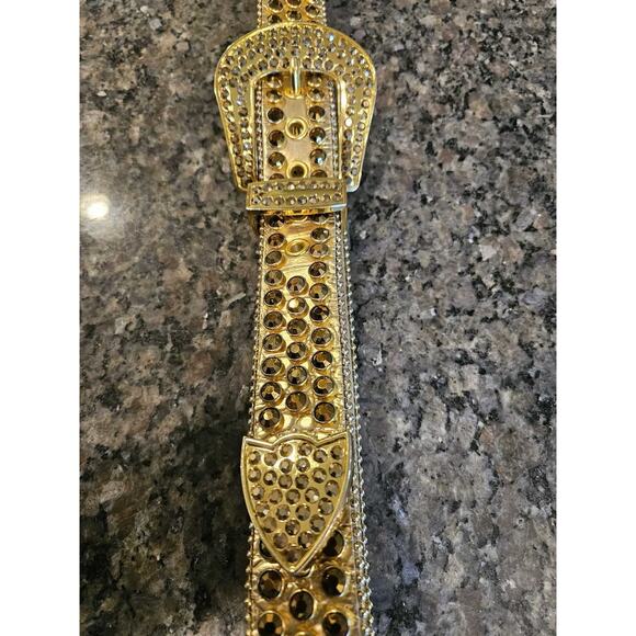 DNA PREMIUM WEAR MEN'S BELT GOLD /BROWNISH GOLD Size Medium 32-34 - Picture 6 of 6